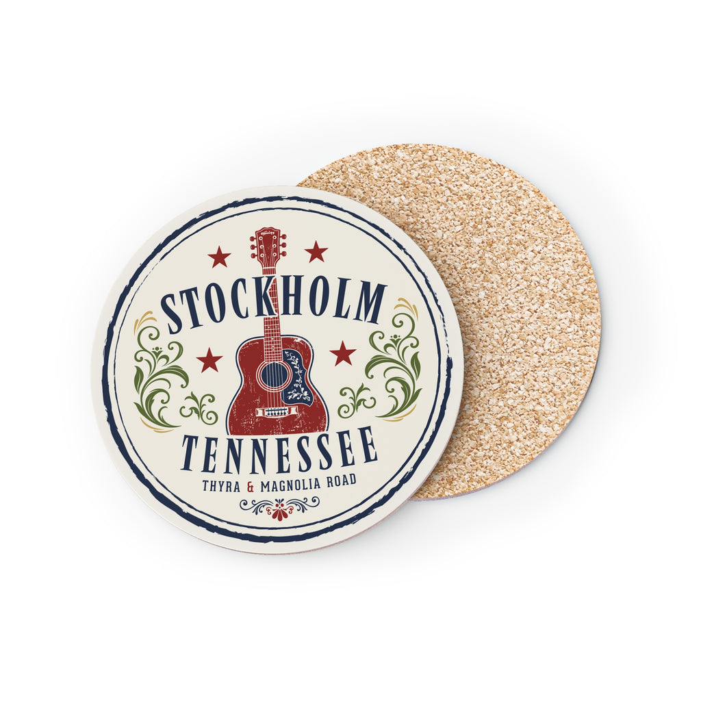 Stockholm Tennessee — Retro Music City Drink Coaster (Set)