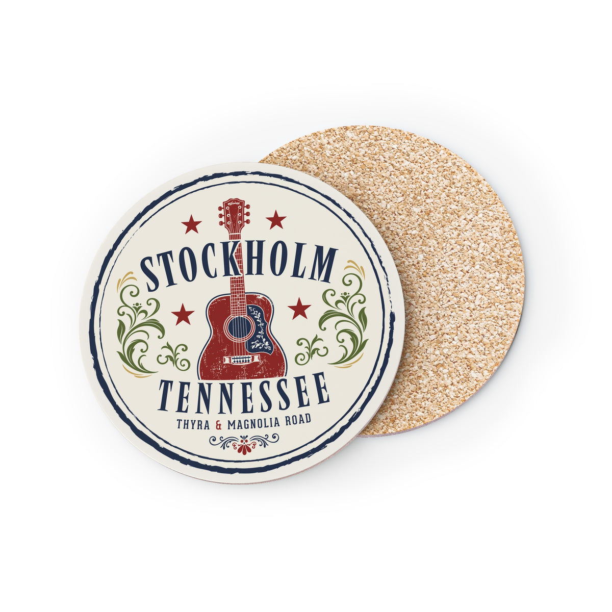 Stockholm Tennessee — Retro Music City Drink Coaster (Set)