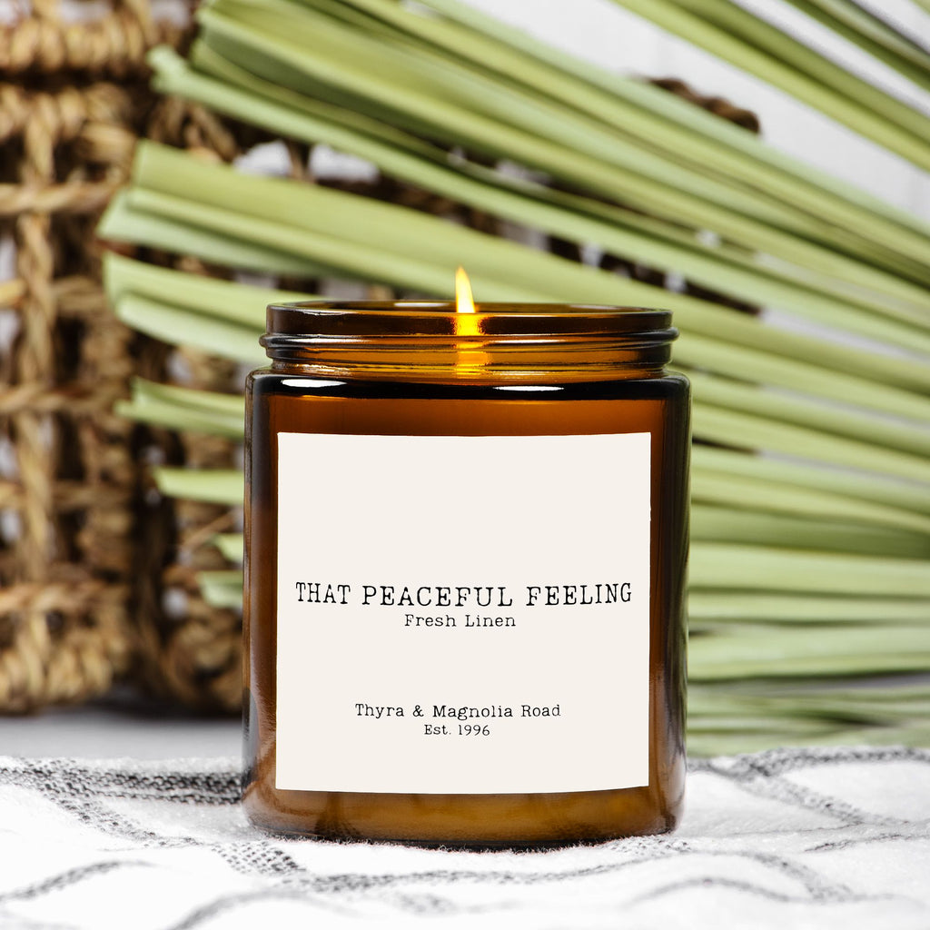 That Peaceful Feeling Candle Amber Jar 9oz