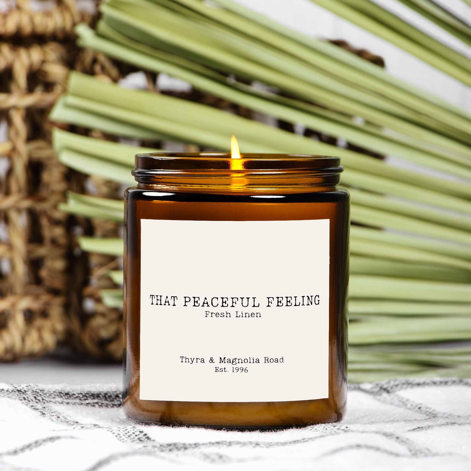 That Peaceful Feeling Candle Amber Jar 9oz